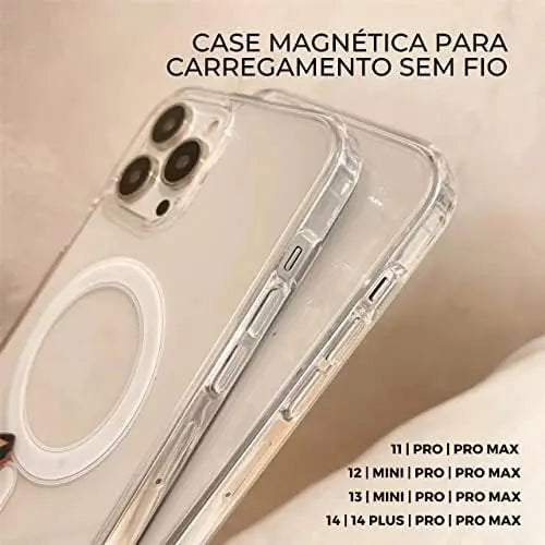 Capa Magnética Magsafe para iPhone Acrílica