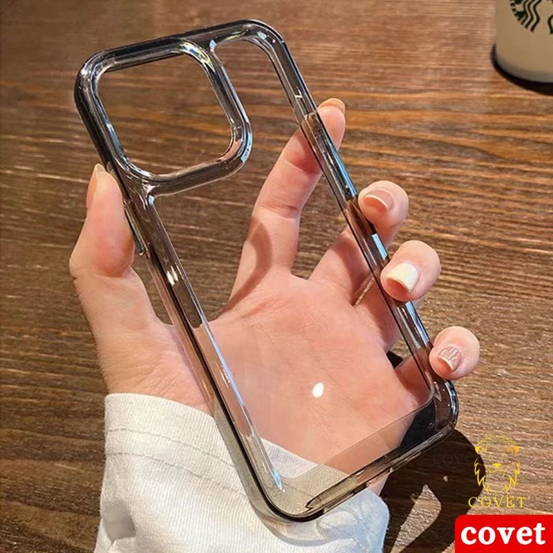 COVET Capa Transparente Anti-Impacto De Alta Qualidade Case Capa Capinha De Celular Para iPhone 13 12 11 Pro MAX XS XS MAX XR 7 + 8 Plus SE 2020